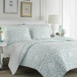 Mia Reversible Quilt Set Blue - Laura Ashley 15 Mia Reversible Quilt Set Blue - Laura Ashley -QUILTS Sales unnamed file 1014