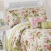 Waverly Emma's Garden 3pc Quilt Set - Green/Pink -QUILTS Sales unnamed file 1023
