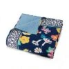 Maybe Navy Reversible Quilt - Vera Bradley