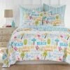 Beach Days Quilt Set - Homthreads Multicolored -QUILTS Sales unnamed file 1042