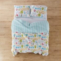 Beach Days Quilt Set - Homthreads Multicolored -QUILTS Sales unnamed file 1045