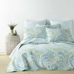 Cortona Paisley Quilt and Pillow Sham Set - Levtex Home -QUILTS Sales unnamed file 1057