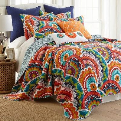 Serendipity Quilt and Pillow Sham Set - Multicolor - Levtex Home 7 Serendipity Quilt and Pillow Sham Set - Multicolor - Levtex Home - Image 5