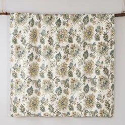 Palladium Grey Floral Quilt Set - Levtex Home -QUILTS Sales unnamed file 1092