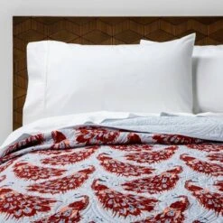 Peacock Medallion Stitch Quilt Dusty Blue - Opalhouse™ 11 Peacock Medallion Stitch Quilt Dusty Blue - Opalhouse™ -QUILTS Sales unnamed file 1114