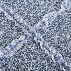 Ditsy Dance Quilt Set - Laura Ashley Blue