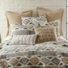 Santa Fe Quilt - Grey, Tan, and White - Levtex Home -QUILTS Sales unnamed file 1125