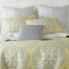 Homthreads Slater Quilt Set Yellow -QUILTS Sales unnamed file 1143