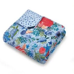 Shore Thing Reversible Quilt - Vera Bradley Blue