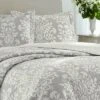 Rowland Reversible Quilt Set Gray - Laura Ashley -QUILTS Sales unnamed file 1196