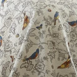 Mockingbird Toile Quilt and Pillow Sham Set - Levtex Home 12 Mockingbird Toile Quilt and Pillow Sham Set - Levtex Home -QUILTS Sales unnamed file 1240