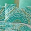 Monika Quilt Set Teal - Mudhut -QUILTS Sales unnamed file 1275