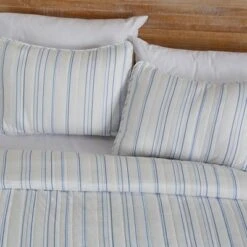 Great Bay Home Reversible Stripe Quilt Set
