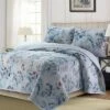 Iris Digital Printed Oversized Velvet Quilt Set - Tribeca Living Multicolored -QUILTS Sales unnamed file 1456