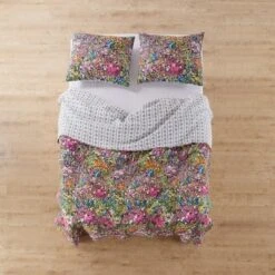 Basel Floral Quilt and Pillow Sham Set - Levtex Home -QUILTS Sales unnamed file 1487