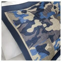 Mi Zone Liam Camouflage Print Quilted Coverlet Set - Blue 11 Mi Zone Liam Camouflage Print Quilted Coverlet Set - Blue -QUILTS Sales unnamed file 1560