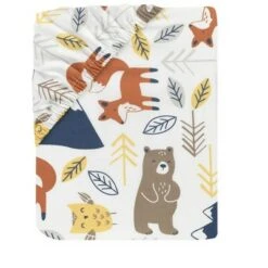 Lambs & Ivy Sierra Sky Blue/Gray Woodland Nursery 3-Piece Baby Crib Bedding Set 19 Lambs & Ivy Sierra Sky Blue/Gray Woodland Nursery 3-Piece Baby Crib Bedding Set -QUILTS Sales unnamed file 157