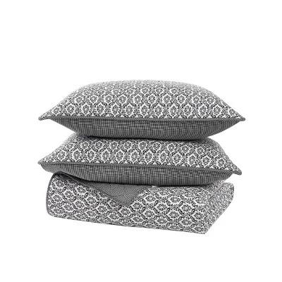 Midnight In Paris Quilt & Sham Set Black - Scout Home 4 Midnight In Paris Quilt & Sham Set Black - Scout Home - Image 2