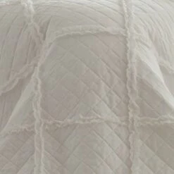 Laura Ashley Maisey Quilt Set White -QUILTS Sales unnamed file 1602