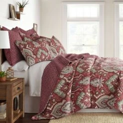 Homthreads Moritz Quilt Set Red
