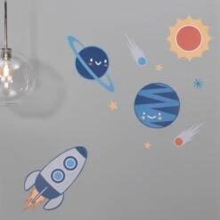 Lambs & Ivy Milky Way Space Galaxy 4-Piece Baby Nursery Crib Bedding Set - Blue/Gray 15 Lambs & Ivy Milky Way Space Galaxy 4-Piece Baby Nursery Crib Bedding Set - Blue/Gray -QUILTS Sales unnamed file 164