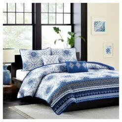 Intelligent Design Blue Taylor Quilted Coverlet Set -QUILTS Sales unnamed file 1668