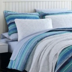 Kelsey Quilt & Sham Set White - Poppy & Fritz -QUILTS Sales unnamed file 1703