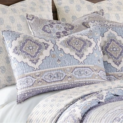 Homthreads Arista Quilt Set Gray 4 Homthreads Arista Quilt Set Gray - Image 2