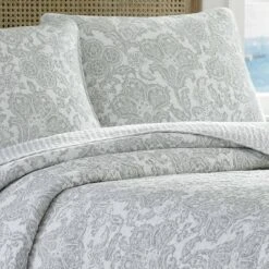 Island Memory Pelican Quilt & Sham Set Gray - Tommy Bahama