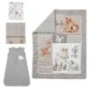 Lambs & Ivy Painted Forest 4-Piece Crib Bedding Set - Gray, Beige, White 2 Lambs & Ivy Painted Forest 4-Piece Crib Bedding Set - Gray, Beige, White -QUILTS Sales unnamed file 181