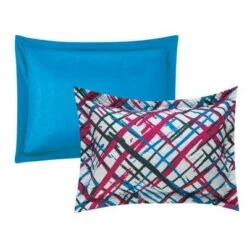 Chic Home Design Shane Quilt & Sham Set Fuschia