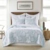 Stillwater Blue Quilt and Pillow Sham Set - Levtex Home -QUILTS Sales unnamed file 1839