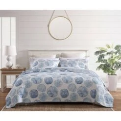 Ocean Isle Cotton Quilt & Sham Set Blue - Tommy Bahama -QUILTS Sales unnamed file 1879