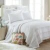 Casita White Quilt and Pillow Sham Set - Levtex Home -QUILTS Sales unnamed file 1887