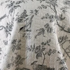 Black Toile Quilt and Pillow Sham Set - Levtex Home -QUILTS Sales unnamed file 1918