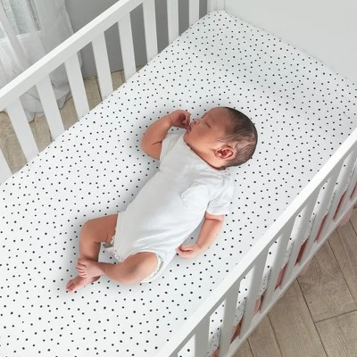 Lambs & Ivy Signature Heart to Heart 4-Piece Crib Bedding Set - Pink, Gray 4 Lambs & Ivy Signature Heart to Heart 4-Piece Crib Bedding Set - Pink, Gray - Image 2