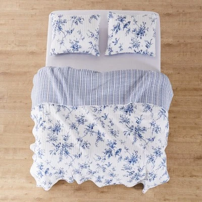 Avellino Grey Quilt and Pillow Sham Set - Levtex Home 4 Avellino Grey Quilt and Pillow Sham Set - Levtex Home - Image 2