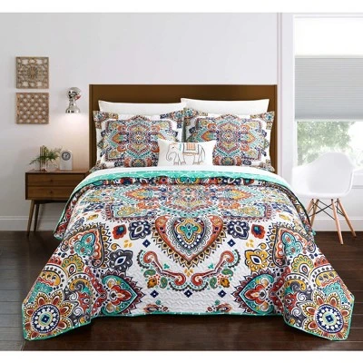 Chic Home Design Maha Quilt Set - Chic Home 7 Chic Home Design Maha Quilt Set - Chic Home - Image 5