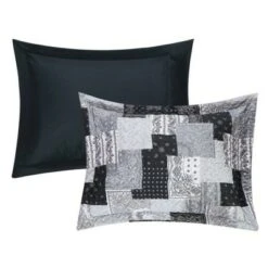 Chic Home Design Viona Quilt Set - Chic Home Black -QUILTS Sales unnamed file 2066