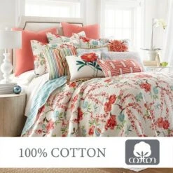 Simone Floral Quilt Set - Multicolor - Levtex Home 11 Simone Floral Quilt Set - Multicolor - Levtex Home -QUILTS Sales unnamed file 2075