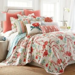 Simone Floral Quilt Set - Multicolor - Levtex Home 13 Simone Floral Quilt Set - Multicolor - Levtex Home -QUILTS Sales unnamed file 2077