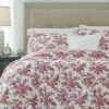 Annalise Quilt & Sham Set - Laura Ashley Coral Red -QUILTS Sales unnamed file 2089