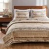 Phoenix Quilt & Sham Set - Greenland Home Fashions Tan -QUILTS Sales unnamed file 2095