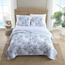 Kayo Quilt & Sham Set Blue - Tommy Bahama -QUILTS Sales unnamed file 2120