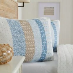 Great Bay Home Patchwork Stripe Quilt Set -QUILTS Sales unnamed file 2126