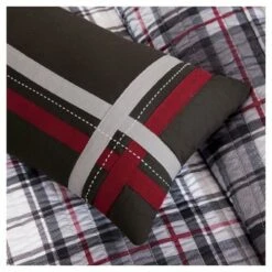 Mi Zone Shawn Plaid Quilted Coverlet Set - Black 11 Mi Zone Shawn Plaid Quilted Coverlet Set - Black -QUILTS Sales unnamed file 2153