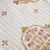 Alpine Quilt Set Coral/Gold/White - Chic Home Design -QUILTS Sales unnamed file 2168