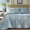 Twin Turtle Cove Quilt & Sham Set Turquoise/Aqua - Tommy Bahama -QUILTS Sales unnamed file 2176
