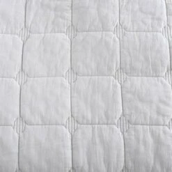 Hexagon Quilt & Sham Set - Tommy Bahama White -QUILTS Sales unnamed file 2184