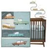 Lambs & Ivy Baby Car Tunes 4-Piece Nursery Crib Bedding Set - Blue -QUILTS Sales unnamed file 219